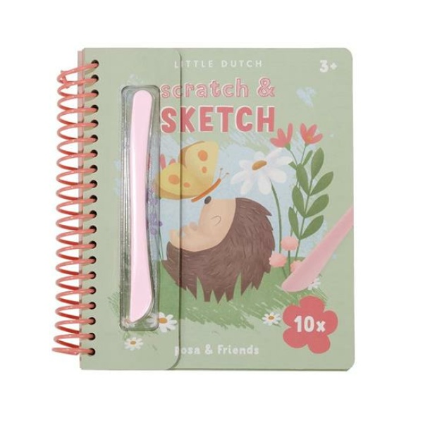 Libro Scratch & sketch Rosa & Friends