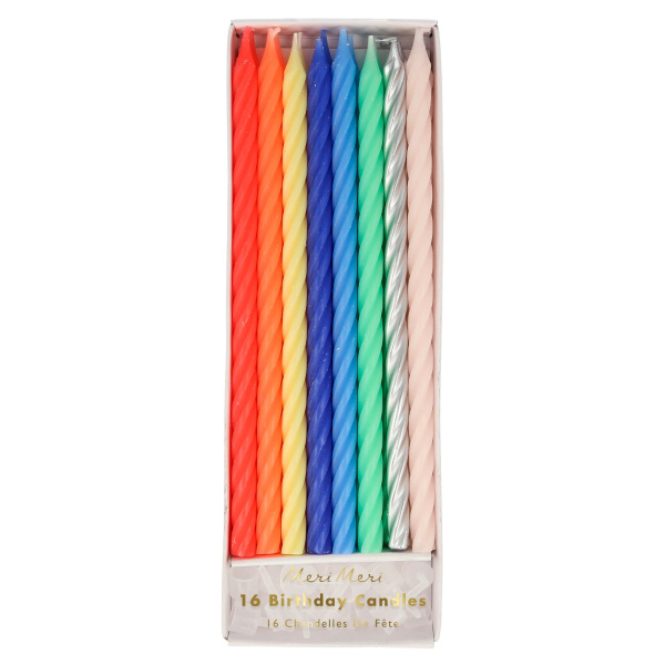 Candele Multi Neon Twisted